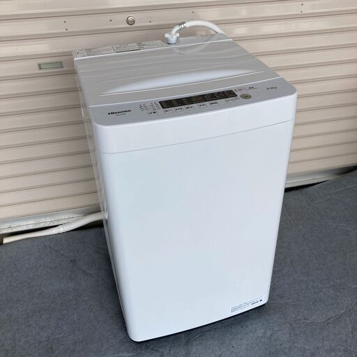 Hisense ハイセンスジャパン 全自動電気洗濯機 4.5kg 2020年製 HW-K45E 洗濯機