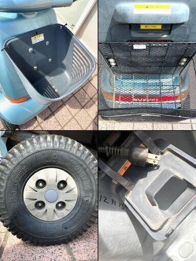 SUZUKI スズキ セニアカー タイプI ET4D6 オーシャンライトブルーメタリック 自動車いす 車椅子 4輪 動作品