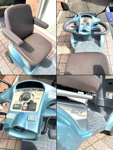SUZUKI スズキ セニアカー タイプI ET4D6 オーシャンライトブルーメタリック 自動車いす 車椅子 4輪 動作品