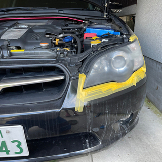 ヘッドライトの黄ばみとり、コーティング。の画像