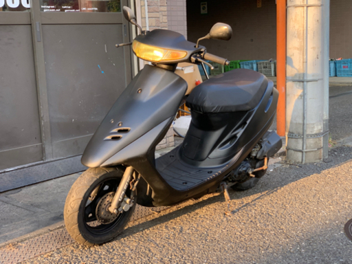 ⭐️格安スクーター⭐️ ホンダ　AF28 スーパーディオ　原付　マッドブラック　西東京市から