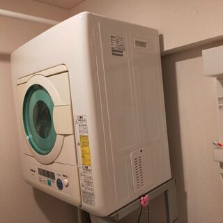 電気衣類乾燥機（5.0kg）＋専用ユニット台-caline DCP-03 コーラス