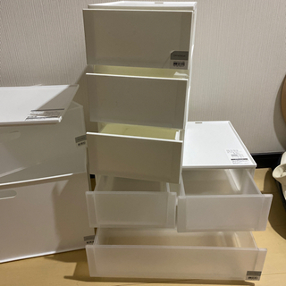 ニトリ　収納用品セットの画像