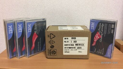 IBM SLR60 データカートリッジ 19P4209 ×5巻
