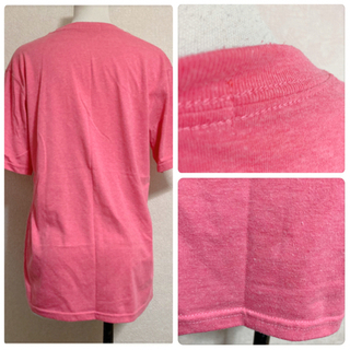 ꒰Avail꒱Tシャツ ピンク 英字ロゴ 半袖 トップス着心地良い LサイズOKの画像