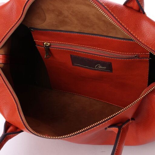 （売約済）【新品】Otias シュリンクレザータイプ合皮 ボストンバッグ　※配送可