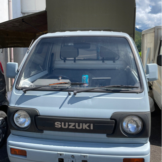 スズキ　キャリイ　トラック　幌　箱　軽トラ　移動販売　軽貨物　ケ...