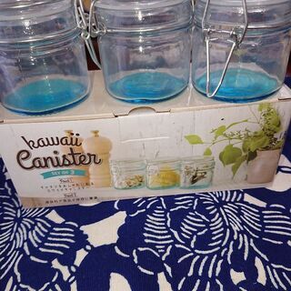 未使用 キャニスター３つの画像