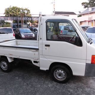 H12 サンバートラック 5F 車検Ｒ７年９月 名変諸費用込２７万円(福岡ナンバー)の画像