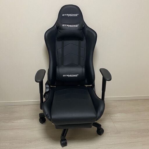 GTracing社製【オットマン付きゲーミングチェア GT901BLACK】