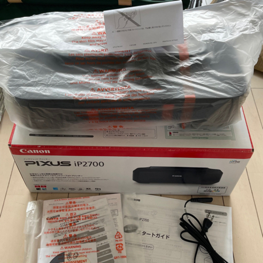 canon pixus ip2700 キャノン　プリンタ　未使用　インク無し