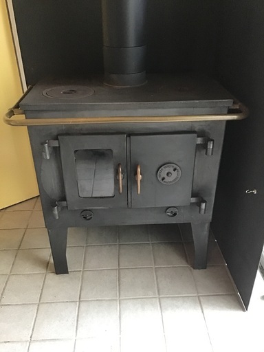 薪ストーブ　アンティーク　中古品　SCAN