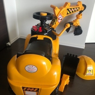 乗用玩具　ショベルカー　足蹴り車の画像