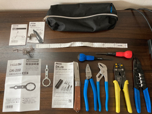 （お話中）（ネット決済）第二種電気工事士　試験対策工具一式＋部品材料ほかおまけ