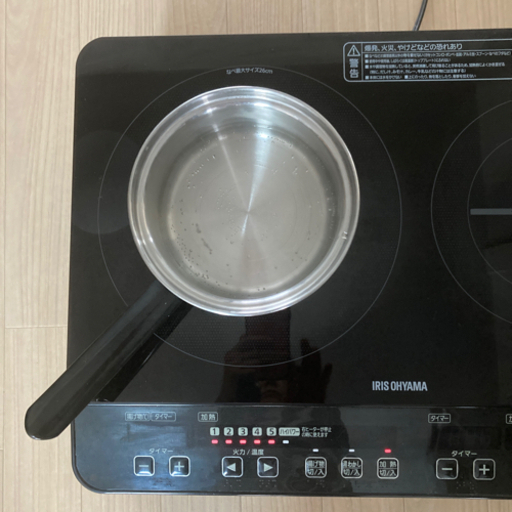アイリスオーヤマ　2口ＩＨコンロ