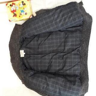 値下げしました❗The DUFFER ダウン80％リネン混/ダウンジャケット/L/ウール/グレーの画像