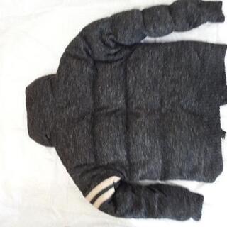 値下げしました❗The DUFFER ダウン80％リネン混/ダウンジャケット/L/ウール/グレーの画像