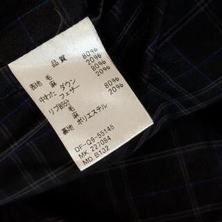 値下げしました❗The DUFFER ダウン80％リネン混/ダウンジャケット/L/ウール/グレーの画像