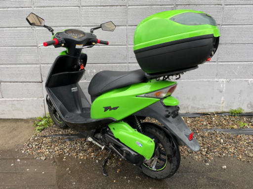 ☆AF62ディオ.Kawasakiニンジャ仕様^_^シート・プラグ・ミラーなど新品交換☆色々整備で快調ですよ☆50cc原付スクーター☆