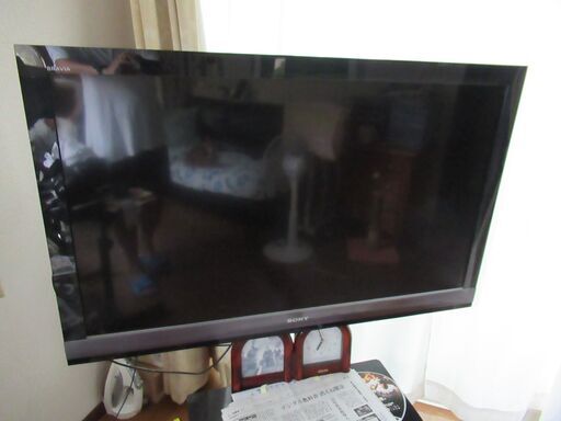 46インチの液晶テレビに掛けていたアクリル製液晶保護パネル