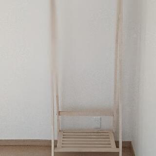 キャリー付きハンガーラック（美品）の画像