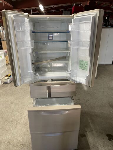 【良品】MITUBISHI ６ドア冷蔵庫 MR-R47T-F 2011年製 製氷機付き 動作確認済み 早いもの勝ち 配送OK