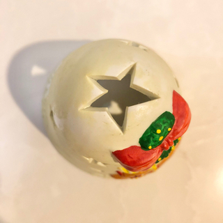【ネット決済・配送】キャンドルスタンド　キャンドルホルダー　立て　置き　クリスマス　トナカイ　リース　リボン　星　赤鼻　かわいい　インテリア　置物 Christmas candles candle holder stand for presents and gifts decoration cute kawaii wreath red nose reindeer interior decorationの画像