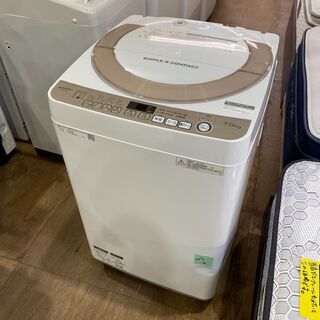 【愛品館市原店】SHARP 2018年製 7.0kg洗濯機 ES-KS70U【管理I4S02697-104】