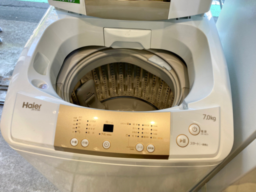 Haier 洗濯機 7K 2017年製 jw-k70m リサイクル 中古品