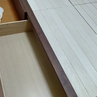 無印良品　収納ベッド　セミダブルの画像