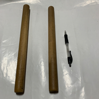 和太鼓、木製バチ２本セット