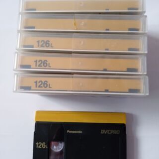 （中古）業務用　DVCPROビデオテープ （AJ-P126LP）6個（送料無料）の画像