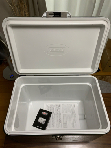 【希少‼️新品❗️】Coleman コールマン 54QTスチールベルト クーラーボックス グリーン　コールマンクーラーボックス