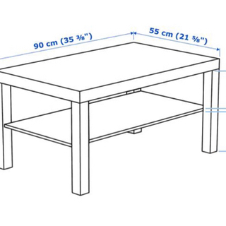 中古品　　IKEA  ローテーブル　ブラック