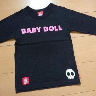 新品 ドクロ７分ロンT110黒ベビードールBABYDOLLベビドの画像