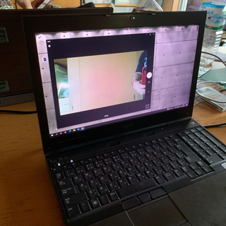 期間限定　特価！　Pro用ハイスペック最上位クラスWorkstation。dell precision m4600その⑦。i7 2640M Nvidia Quadro 2000M 高速GPU搭載！メモリー大容量16G　高画質Webカメラ装備　新品SSD!　win10pro64bit。の画像