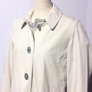 COACH コーチ ステン トレンチコート 2 M ターンロック 水玉ドット柄の画像