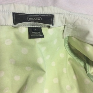 COACH コーチ ステン トレンチコート 2 M ターンロック 水玉ドット柄の画像