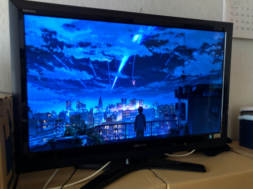 37インチ液晶テレビと外付けHDDのセット　19日以降取りに来られる方で