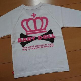 新品 ドクロ７分ロンT100 120ベビードールBABYDOLLベビド