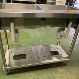 2槽シンク 900x450x790