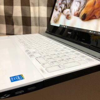 彡 特Aランク美麗品・NEC・Webｶﾒﾗ内蔵・i7第四/新品SSD240GB/クリスタルホワイトWin10 64bit/Office2019付/15.6ｲﾝﾁ/メモリ８GＢ/無線/DVD・ＣＤ再生ソフト付　No.2109001の画像