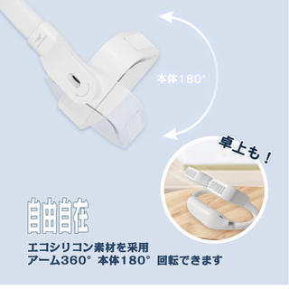 首掛け扇風機 卓上扇風機 ネックファン 羽なし ネッククーラー の画像