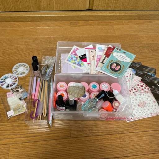 ジェルネイルセット LED/UVランプ付（48w）