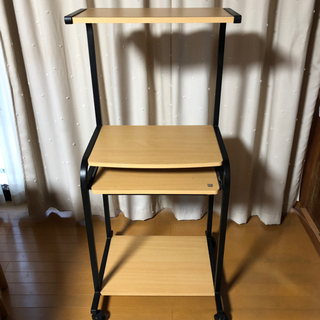 パソコンラック差し上げます。