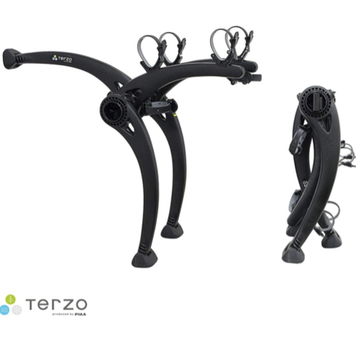 Terzo テルッツォ (by PIAA) サイクルキャリア 2台積み リア用 SARIS 折りたたみ収納可能 ブラック EC16BK