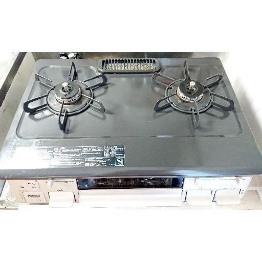 値下げ！パロマ都市ガス用2口コンロ