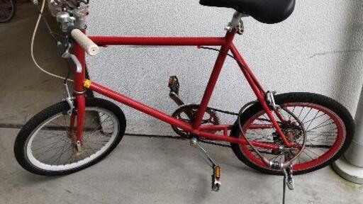 自転車 ミニベロ 赤