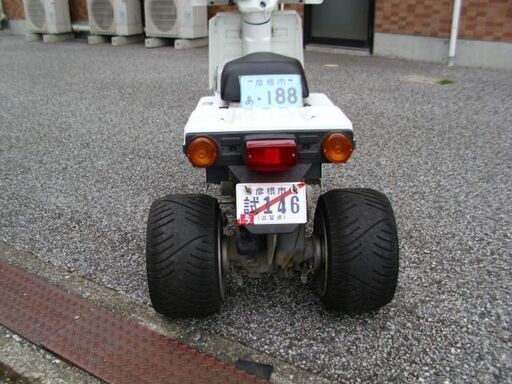 【購入済み！】ホンダ　ジャイロX（白）　2スト（中期）　実動中古車　ミニカー登録済み！◆彦根市～