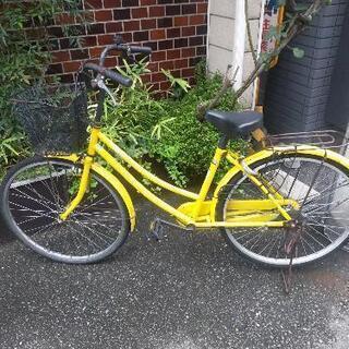 黄色い自転車